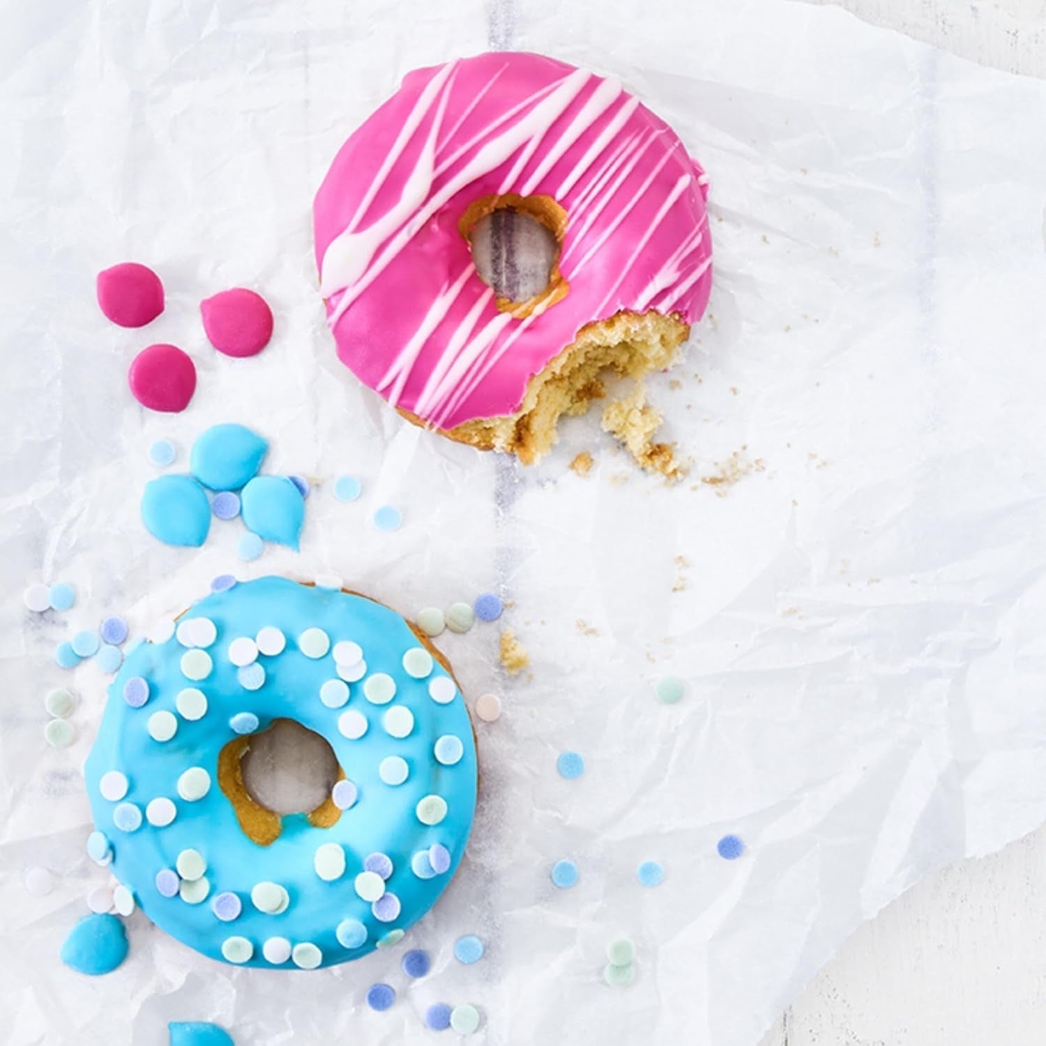 Birkmann, Easy Baking, Donutblech, Backform Für 6 Donuts, Mit Hochwertiger Antihaftbeschichtung, Ø 9 Cm, Mit Rezept, 881631 Matrite si tavi pentru copt Naty Shop