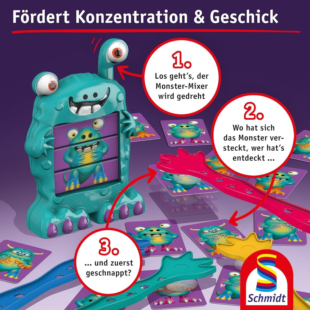 Schmidt Spiele 40557 Monster Hunters, Joc de acțiune, Colorat
