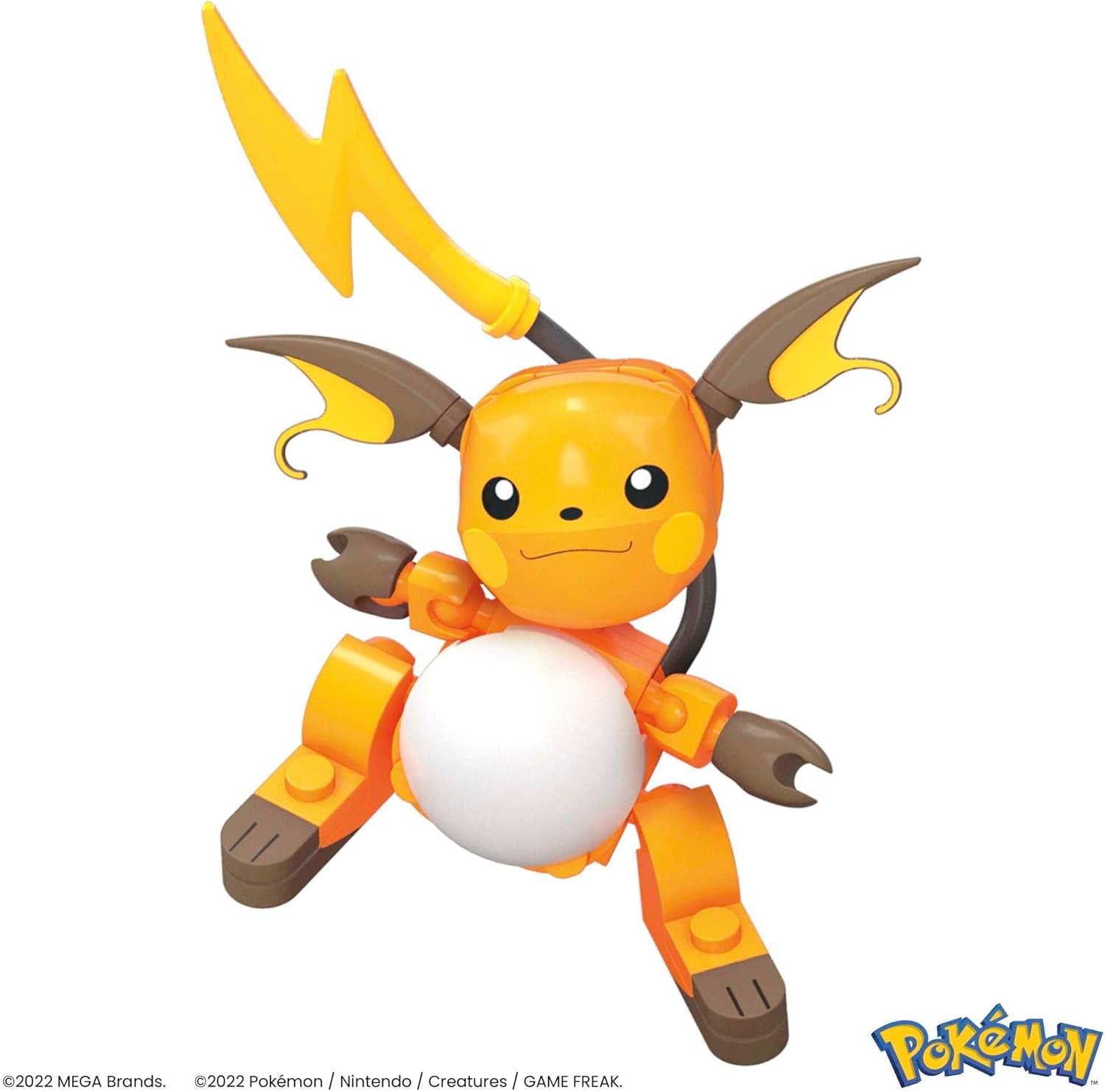 Mega Brands POKÉMON Pikachu - Evolutionsset mit Pichu, Pikachu und Raichu mit thematisch passender Umgebung und Battle-Effekt-Elementen, für Kinder ab 6 Jahren, HKT23