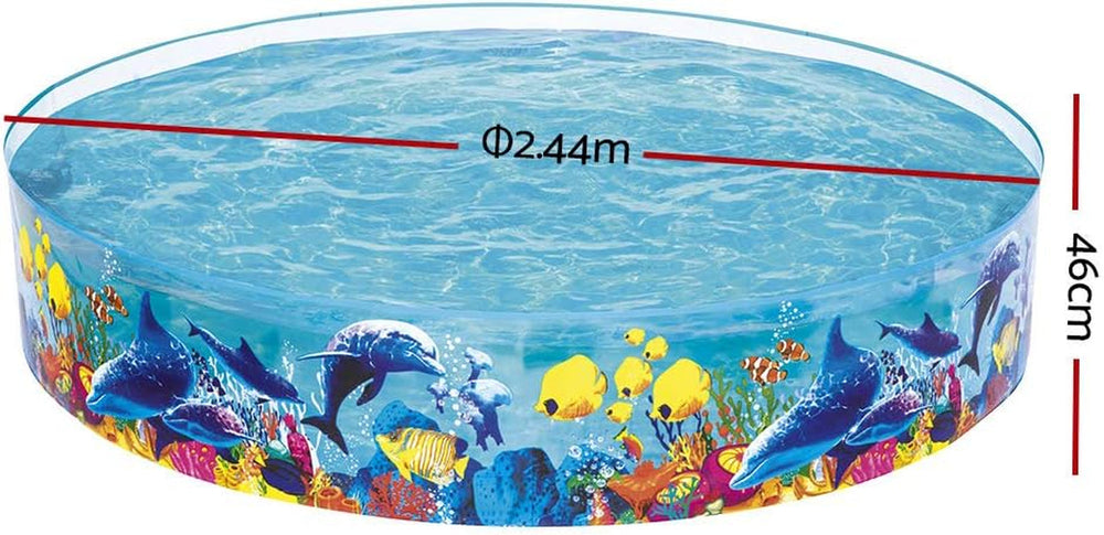 Bestway 55031 - Piscină fixă Fill 'N Fun 244x46cm pește clovn,