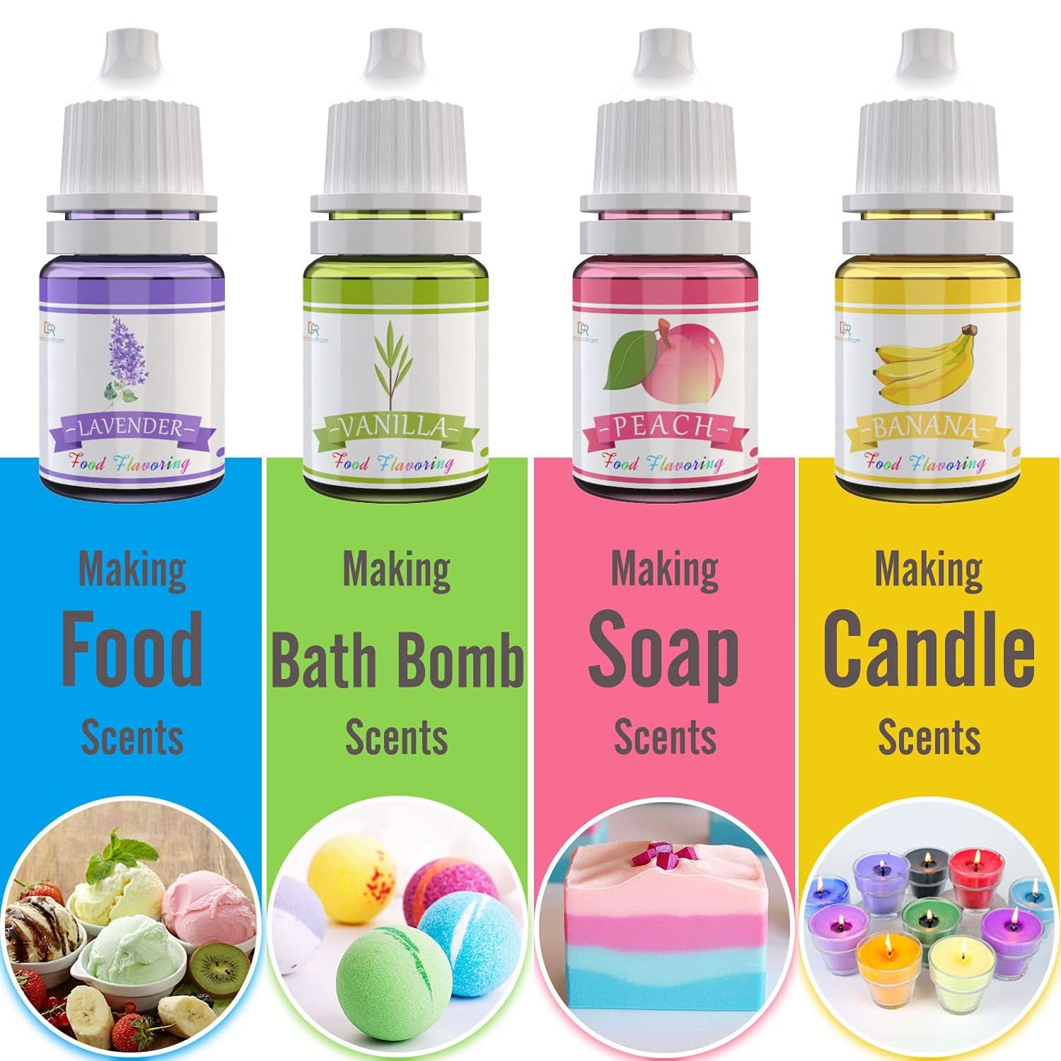 Set 24 arome alimentare concentrate, 24 x 6 ml Arome Naty Shop