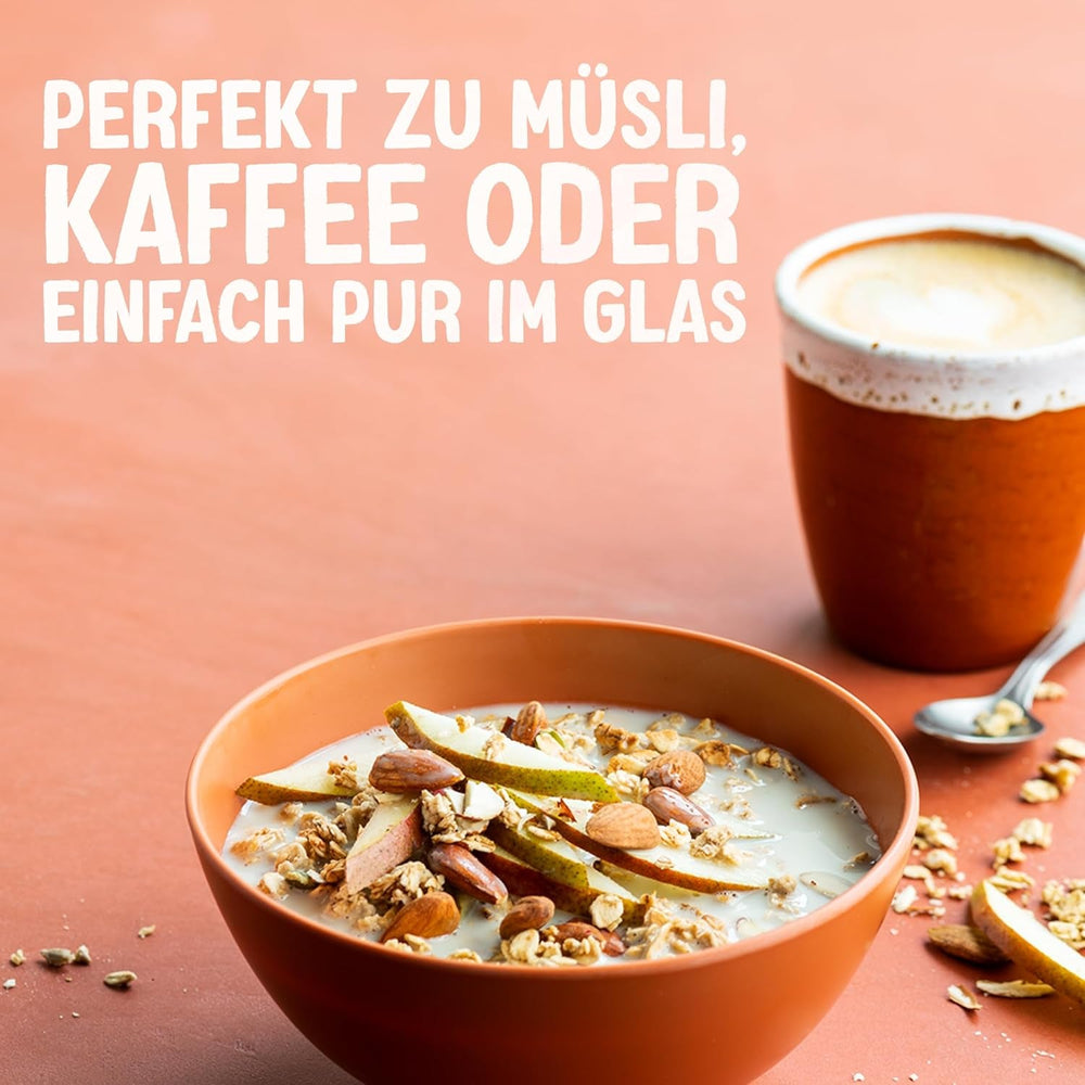 Alpro Haferdrink ohne Zucker – Milchalternative auf Haferbasis – Vegan und laktosefrei – Reich an Ballaststoffen, Calcium und Vitaminen – 8 x 1 L