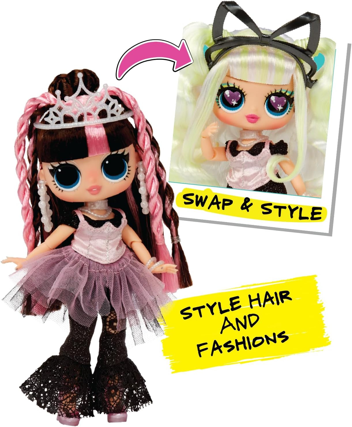 L.O.L. Surprise Tweens Surprise Swap Series - Bronze-2-Blonde Billie - Modepuppe mit mehr als 20 Überraschungen inklusive Styling-Kopf und toller Mode und Accessoires - ideal für Kinder ab 4 Jahren