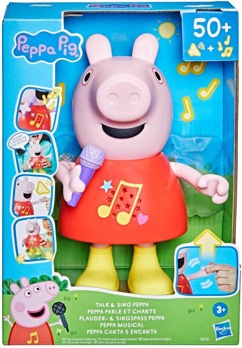 Peppa Pig, Peppa Musical-Puppe, spanische Version, Farbe (Hasbro G05185N0)