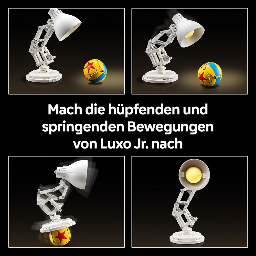 LEGO Ideas | Disney Pixar Set - Modellbau für Erwachsene - 3D Puzzle mit versteckten Filmreferenzen - DIY Schreibtisch Deko - Geschenkidee zum Vatertag für Sammler - 21357
