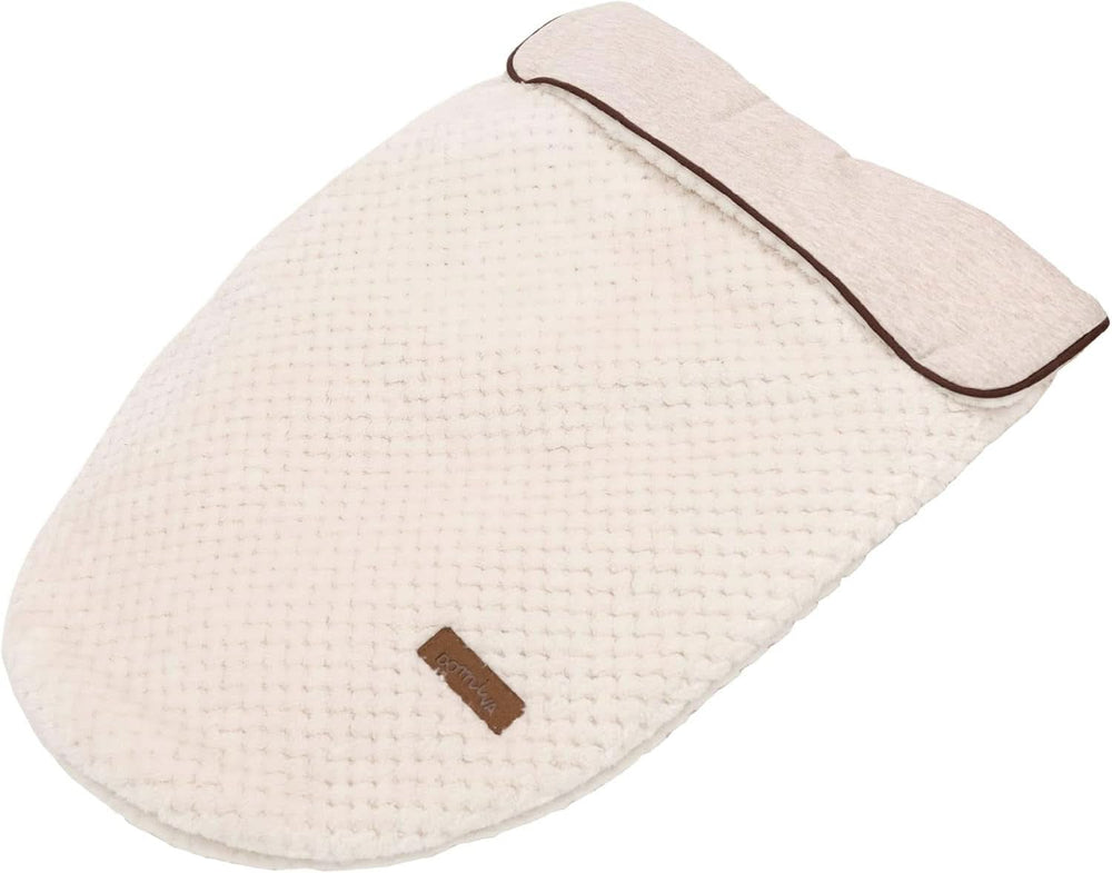 Pernă de alăptare multifuncțională, 4 în 1, Soft Nova, bej, pernă unică: 202 cm, fotoliu, 40 X 75 X 22 cm Accesorii Hrana si Alaptare Bebe Naty Shop