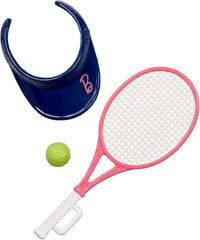 Barbie Made to Move - Tennisspielerin mit Schläger und Ball - Puppe mit 22 Gelenken für realistisches Spielvergnügen, für Tennisfans und Kinder ab 3 Jahren, HKT73