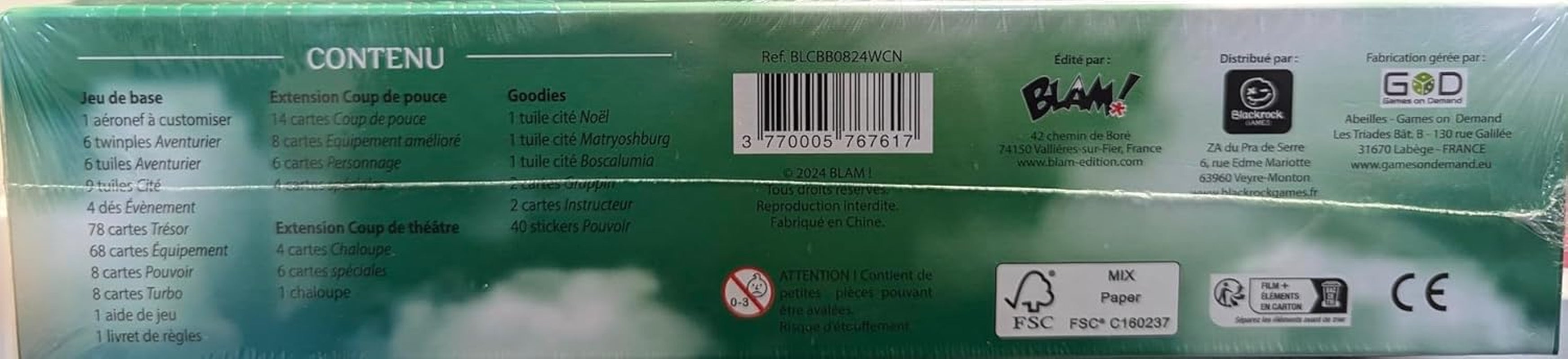 Blam! Celestia Big Box • Joc de bază integral pentru colecționari + 2 expansiuni Joc de societate pentru familie - pentru 2 până la 6 jucători - vârste 8+ - 30 de minute
