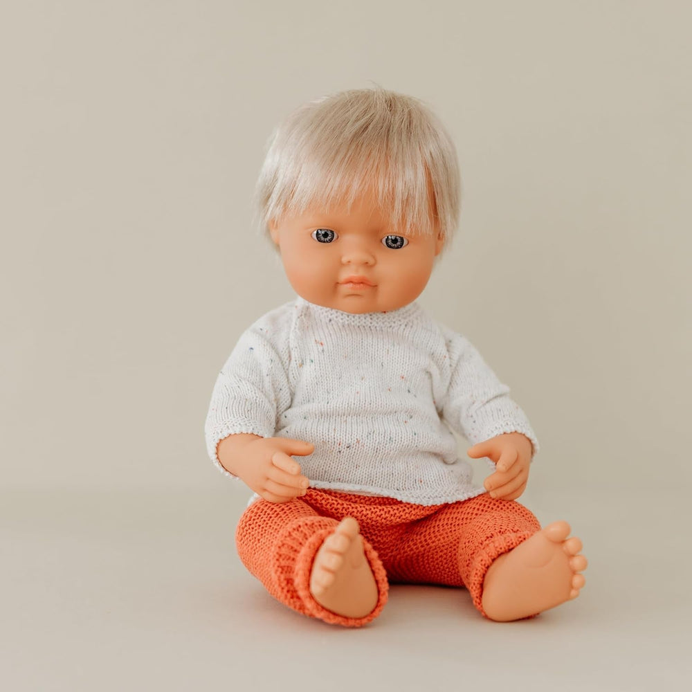 Miniland Babypuppe europäischer Junge 38cm-31051