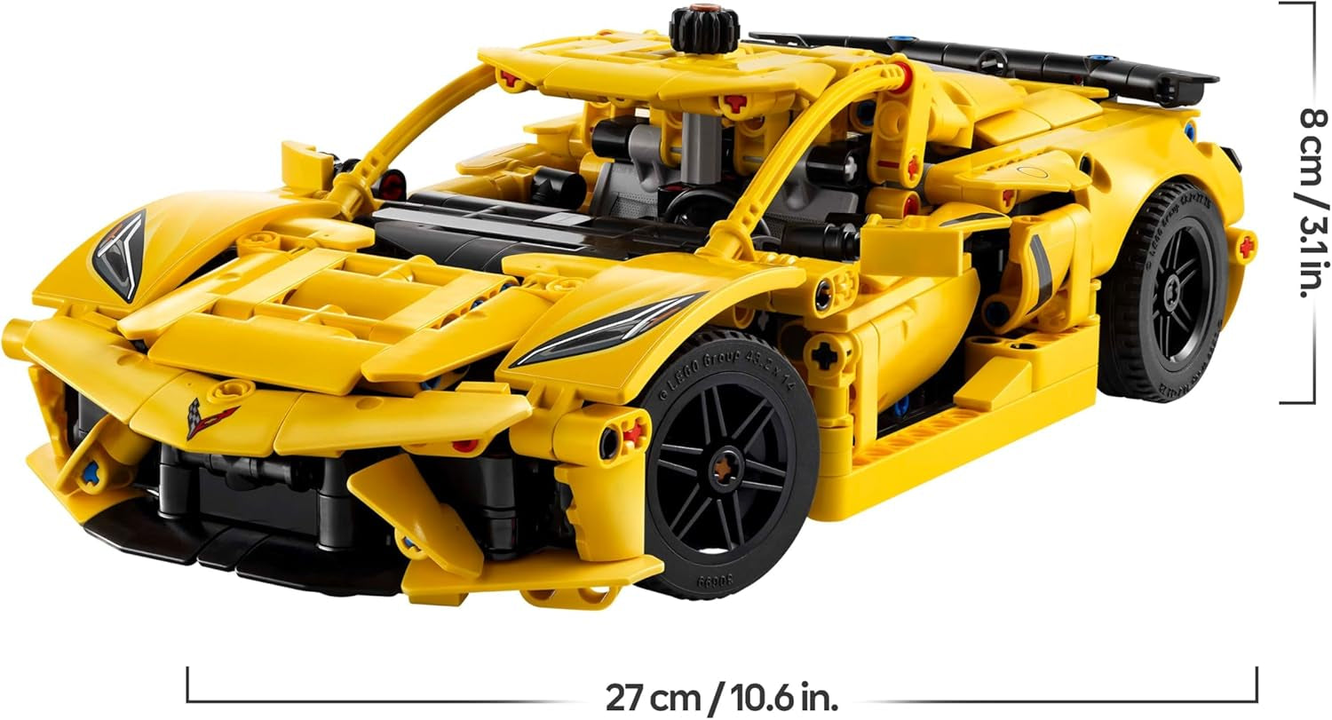 LEGO Technic Chevrolet Corvette Stingray - Bauspielzeug zum Sammeln - Spielzeug Sportwagen - Modell Auto - Geschenk für Jungen und Mädchen ab 9 Jahren, die Spielzeugautos lieben 42205