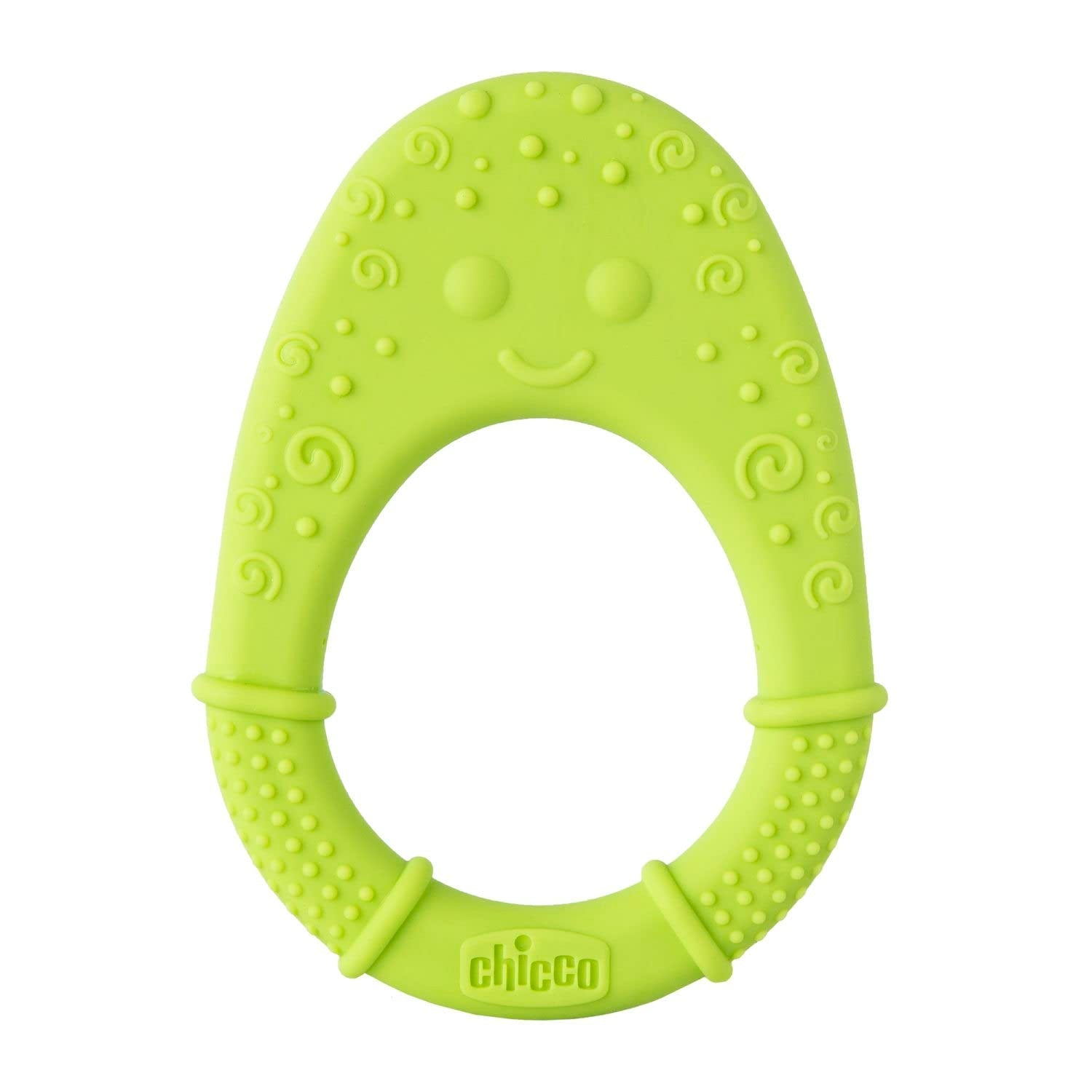 CHICCO - Inel de dentiție moale 2 luni + Verde