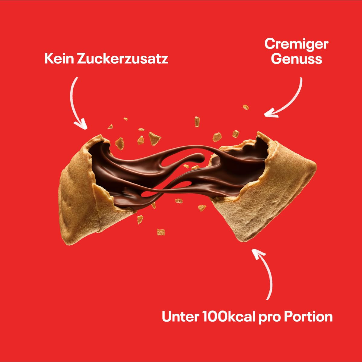 NEOH Chocolate Bites | Fără zahăr adăugat, 100 kcal per porție, bucățele crocante cu o umplutură cremoasă de alune de pădure și cacao, perfecte pentru luat la pachet sau ca înlocuitor de muesli | Keto, conținut scăzut de carbohidrați | Pachet de 3 x 29 g