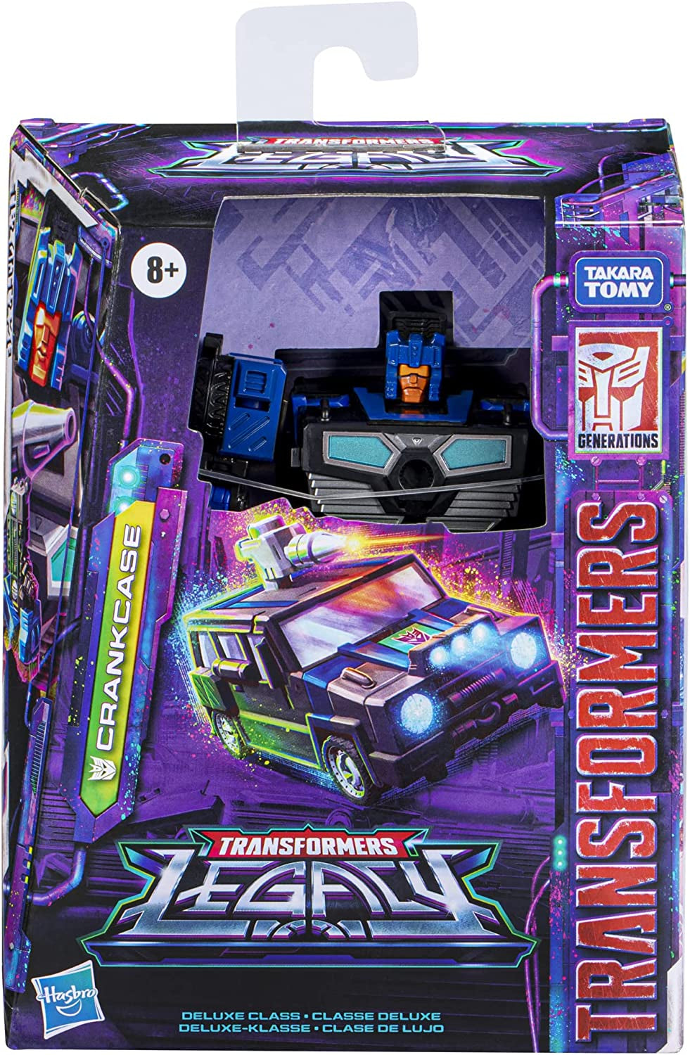 Transformers Generations Legacy Toy 14 Cm Large Deluxe Crankcase Action Figure, varsta 8+ Action figures Naty Shop