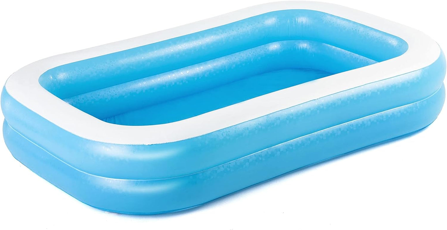 Piscină Bestway Family, piscină dreptunghiulară pentru copii, ușor de asamblat, culoare, 262 x 175 x 51 cm