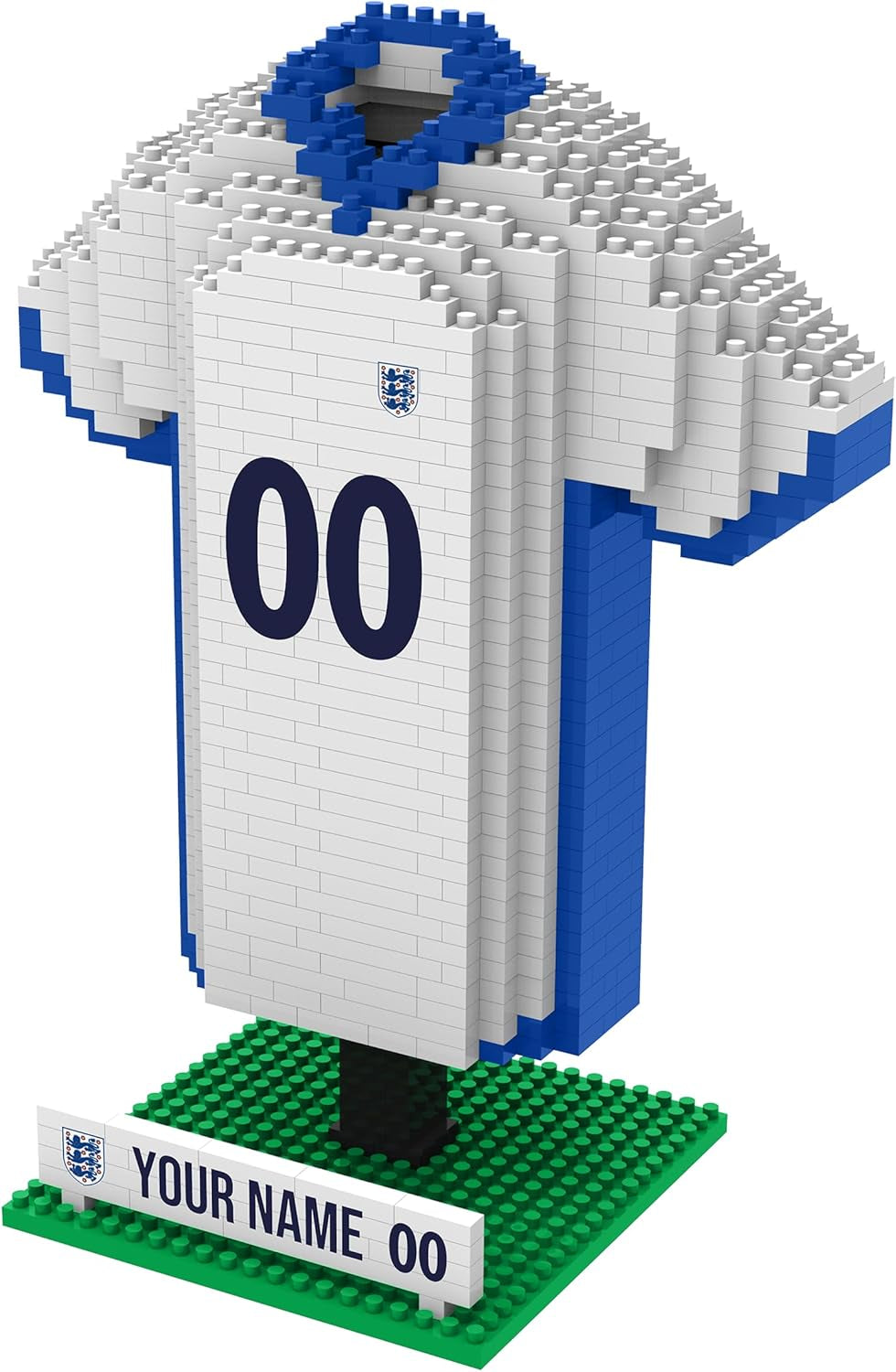 FOCO Offizielles Lizenzprodukt FC Barcelona Personalisiert BRXLZ Schreibtisch Hemd 3D Bricks Building Konstruktionsspielzeug