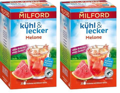 MILFORD Răcoritor și delicios Maracuja-Vanilie | Ceai de fructe cu aromă de maracuja-portocală-vanilie | 18 pliculețe de ceai