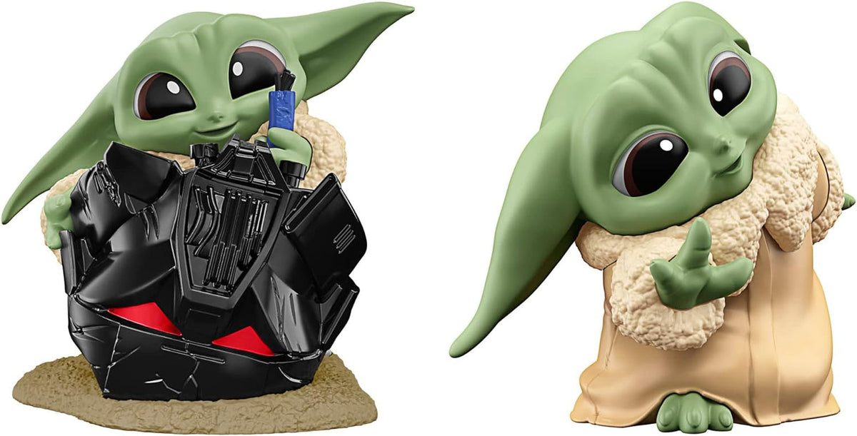 Star Wars Hasbro the Bounty Collection Series 5, figuri Grogu 2-pack, joc cu cască, joc peek-a-boo, jucărie pentru copii cu vârsta de peste 4 ani, 5.5 cm, Multi, F5941 Action figures Naty Shop Titlu implicit