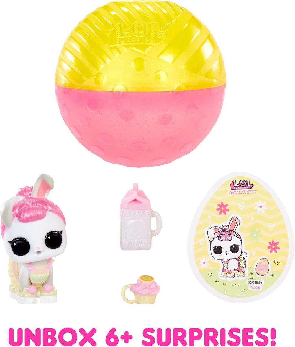 L.O.L. Surprise! Pastel Party Hops Tot - 1 Special Edition Puppe mit 6 Überraschungen, Inklusive Zauberhafter Frühlingshafter Mode und Accessoires, Zwei Puppen zum Sammeln, für Kinder ab 4 Jahren