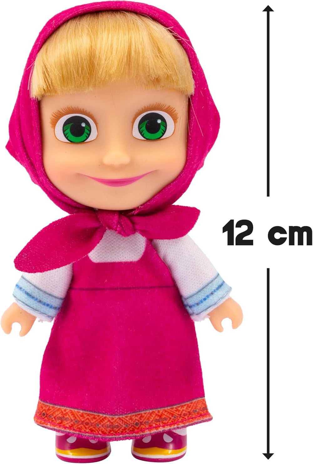 Masha & Michka, Puppe, 12 cm, zum Sammeln, Modell Sommeroutfit, Spielzeug für Kinder ab 3 Jahren, , MHA001