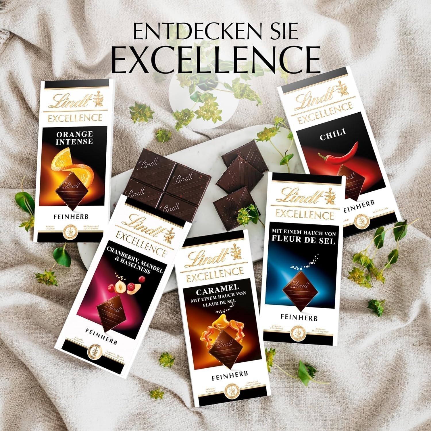 Lindt EXCELLENCE 99% Kakao - Edelbitter-Schokolade | 50 G Tafel | Extra Kräftige Bitter-Schokolade | Intensiver Kakao-Geschmack | Dunkle Schokolade | Vegane Schokolade | Schokoladengeschenk Naty Shop