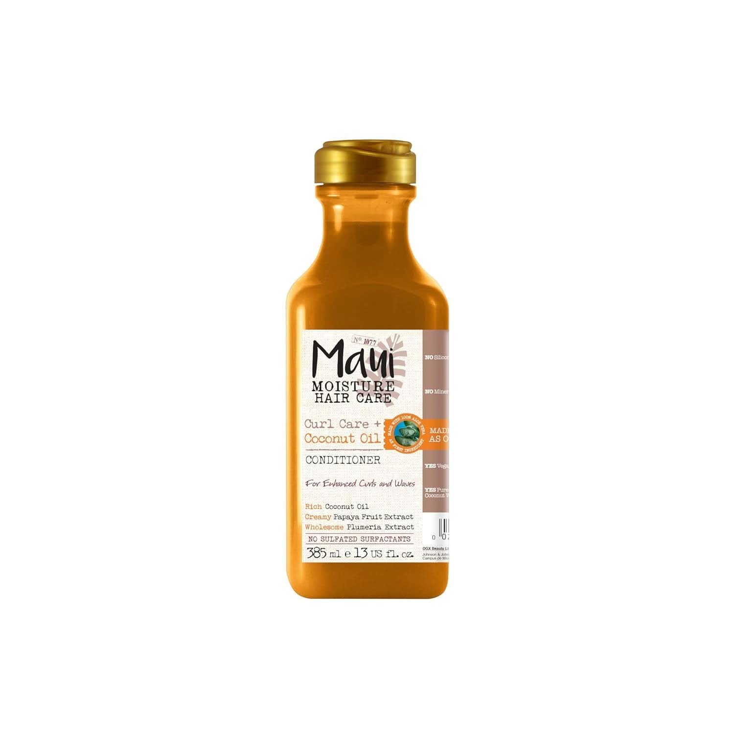 Maui Moisture Curl Quench + Coconut Oil, balsam, 385 ml Duș și baie Naty Shop