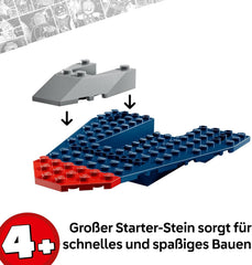 LEGO ǀ Marvel Captain America vs. Thanos - Kinder Spielzeug mit Minifiguren - Kreatives Geschenk für Jungen und Mädchen ab 4 Jahren - Superhelden Spielset zum Ausstellen und Sammeln - 76319