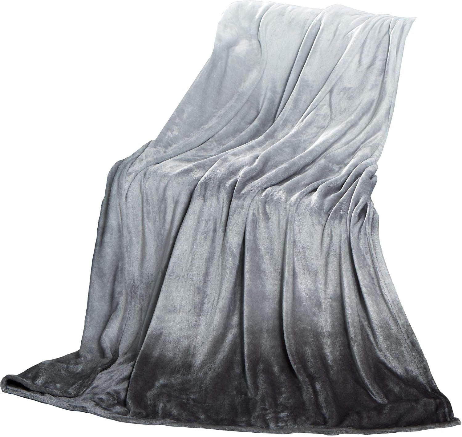 Celinatex pătură pufoasă 150 X 200 Cm albastru deschis pătură canapea cald pătură moale microfibră Fleece Oeko-Tex Montreal Paturi si Cuverturi Besuche den CelinaTex-Store Gradient de culoare gri 150 X 200 Cm