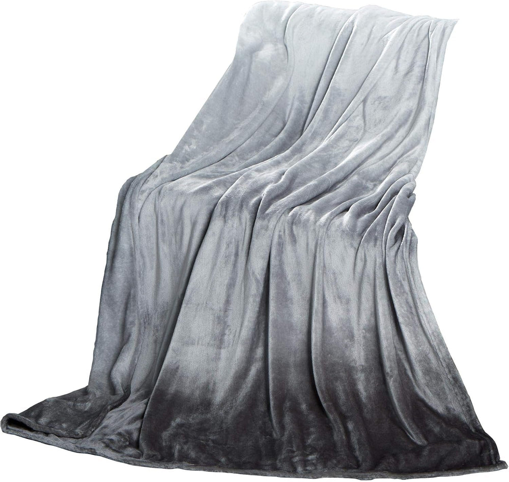 Celinatex pătură pufoasă 150 X 200 Cm albastru deschis pătură canapea cald pătură moale microfibră Fleece Oeko-Tex Montreal Paturi si Cuverturi Besuche den CelinaTex-Store Gradient de culoare gri 150 X 200 Cm