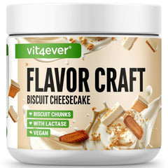 Pudră cu aromă Biscuit Chessecake cu foarte multe bucăți - 250 grame Arome Naty Shop Biscuit Chessecake