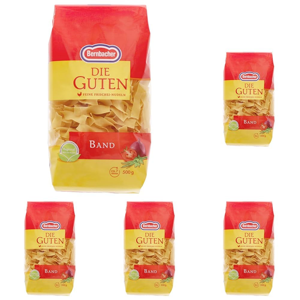 Die Guten feine Frischei-Nudeln Band, 500g