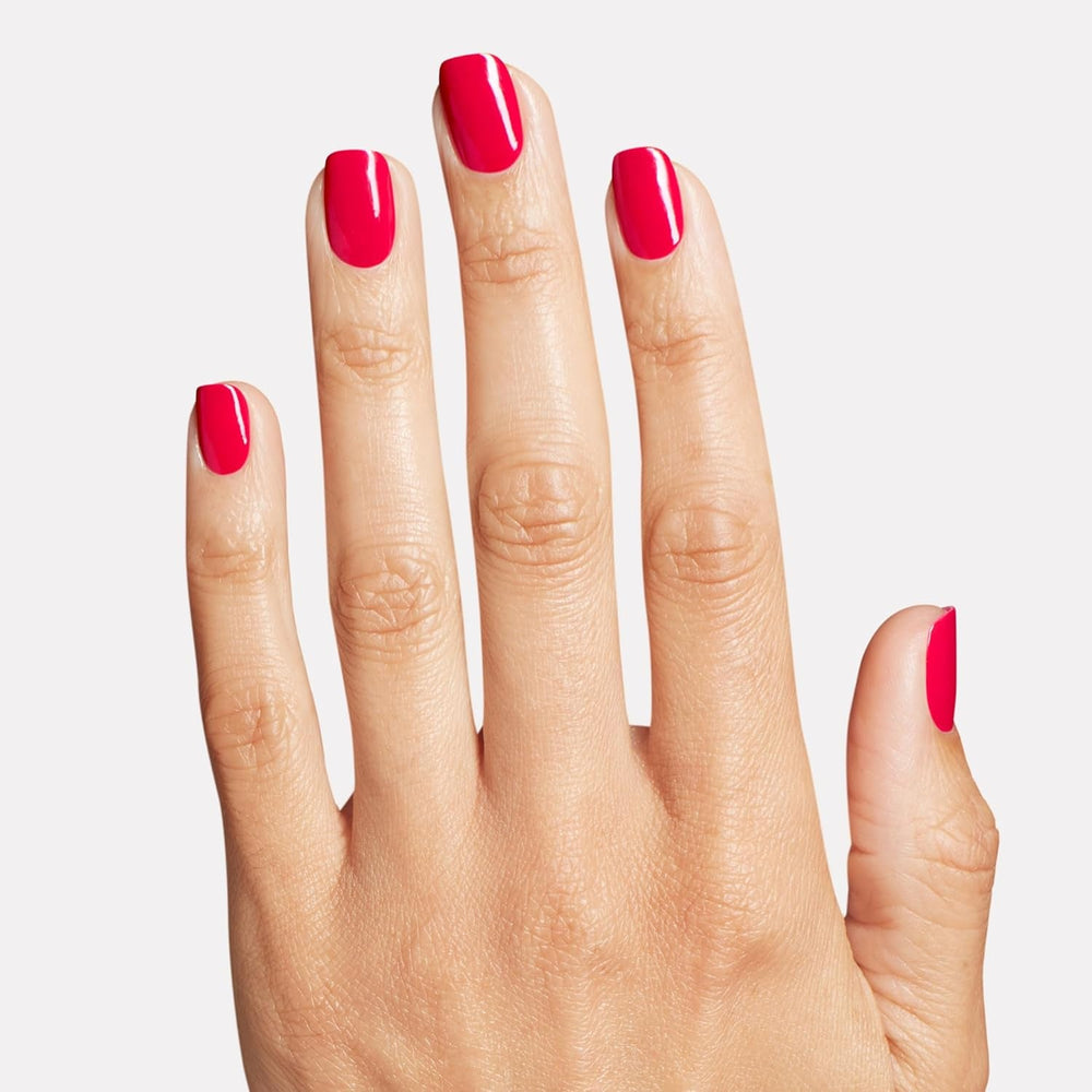 OPI Nature Strong Berry Pickin' Season - Oja Roșie - Strălucire Intensă și Rezistență 7 Zile | Culoare de Lungă Durată pentru Unghiile Tale | 15 ml