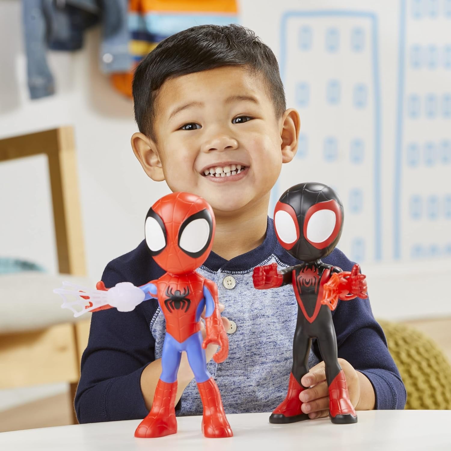 Marvel Spidey and His Amazing Friends Supersized Hero 22.5-Cm Action Figures 3-Pack Action figures Naty Shop