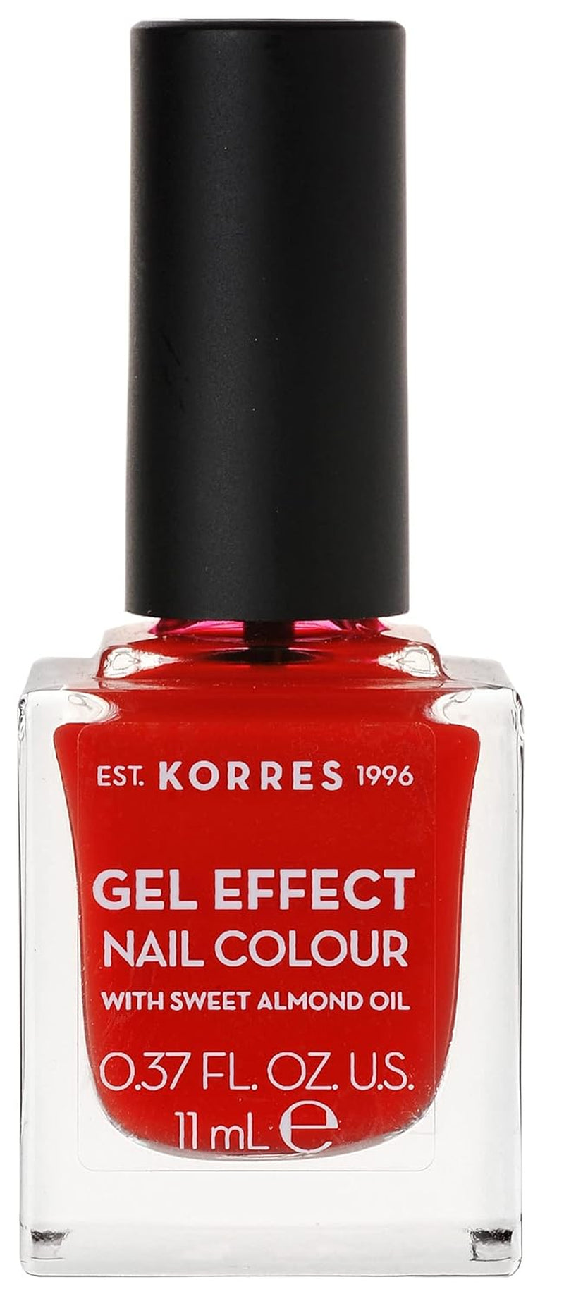 Vopsea de unghii Korres Sweet Almond - 53, roșu regal