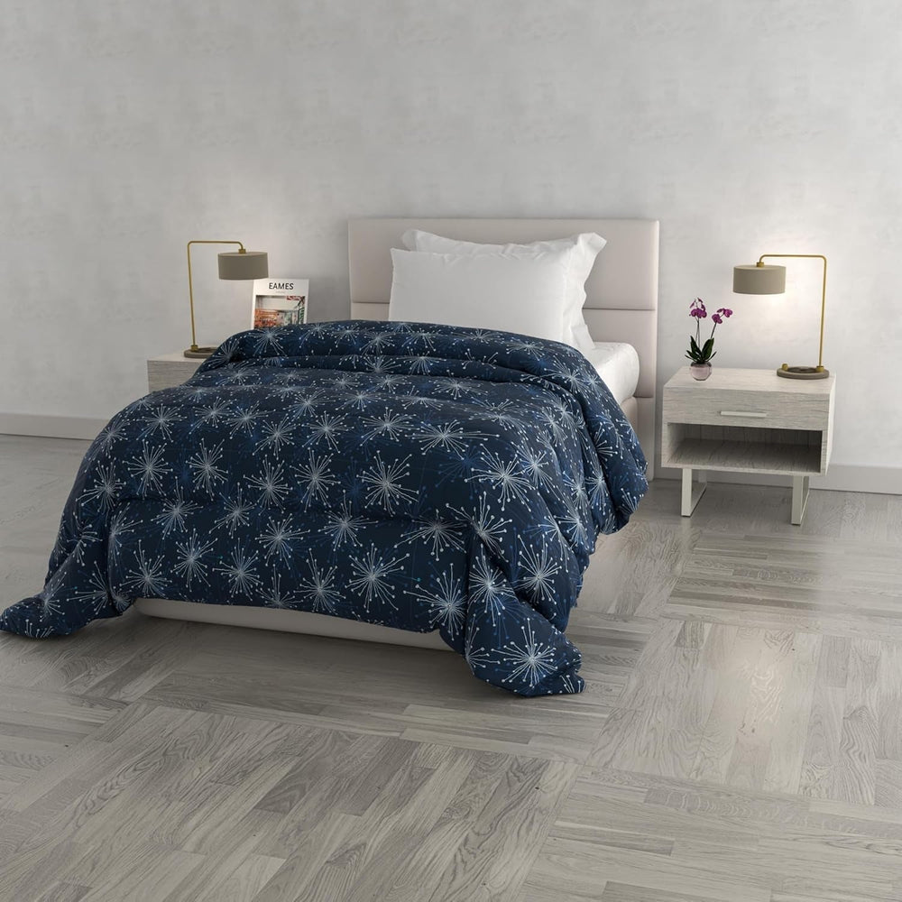 Cuvertură de iarnă la modă, Florența, 260X260Cm Plapumi si pilote Naty Shop Focuri de artificii 170X260Cm
