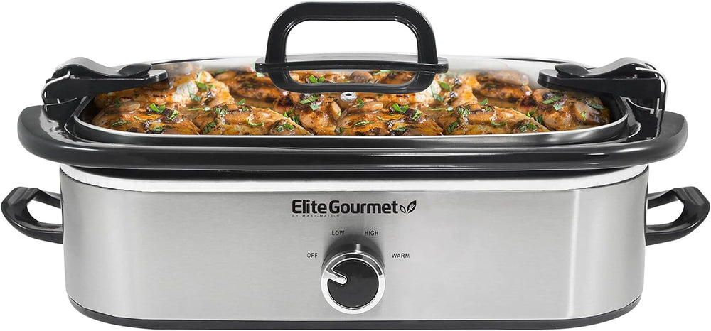 MST-5240SS Slow cooker, 3,3 litri, Oțel inoxidabil Slow Cooker Naty Shop