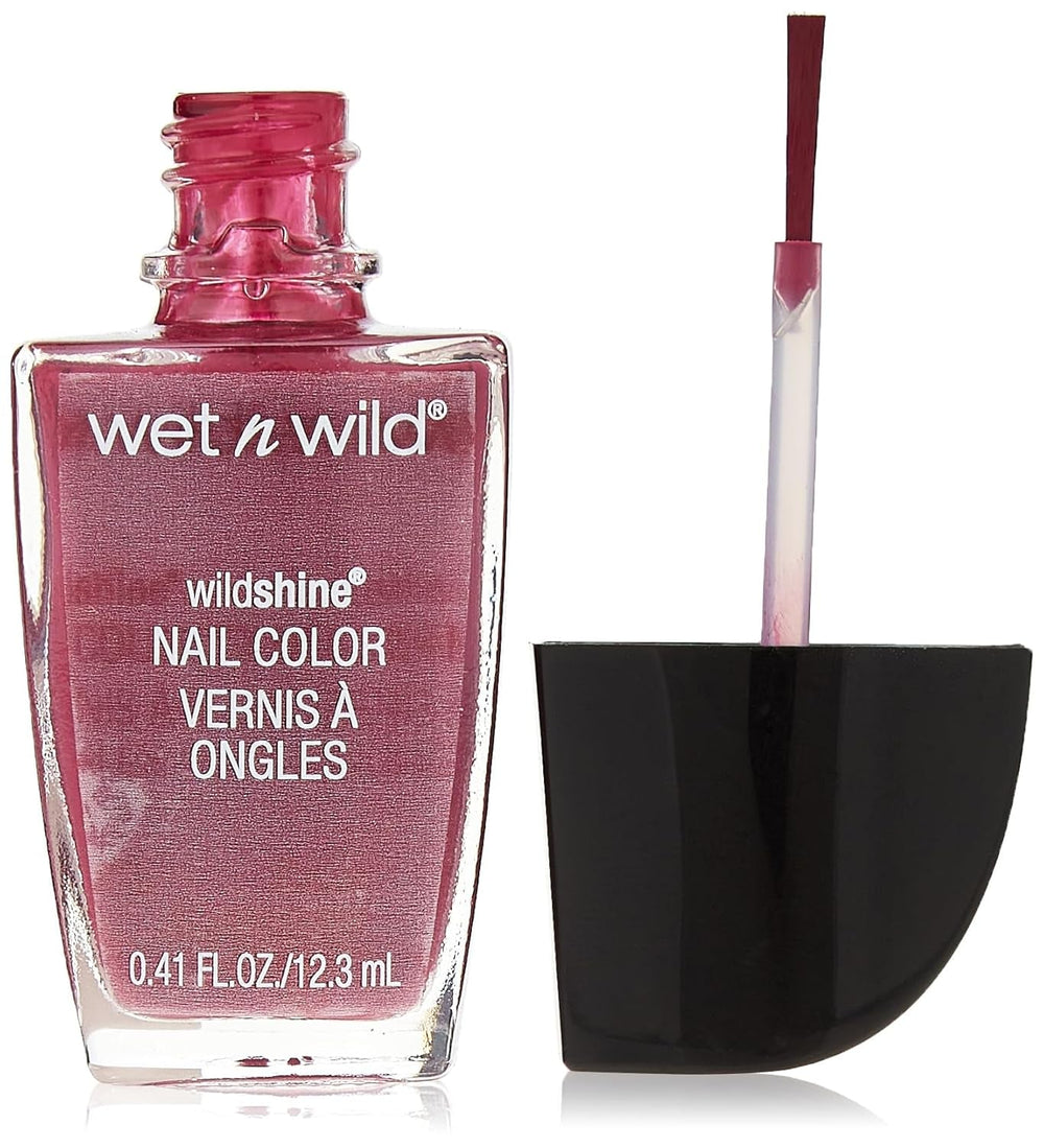 Wet n Wild, ojă Wild Shine, fără formaldehidă, toluen și ftalați, formulă de lungă durată care se usucă rapid, Gata de Cerere în Matriță