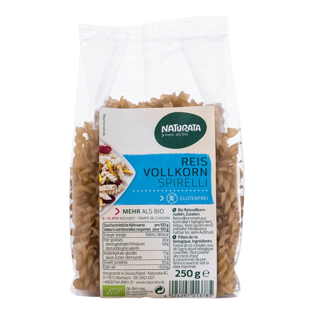 Penne organice, orez integral (1 x 250g)
