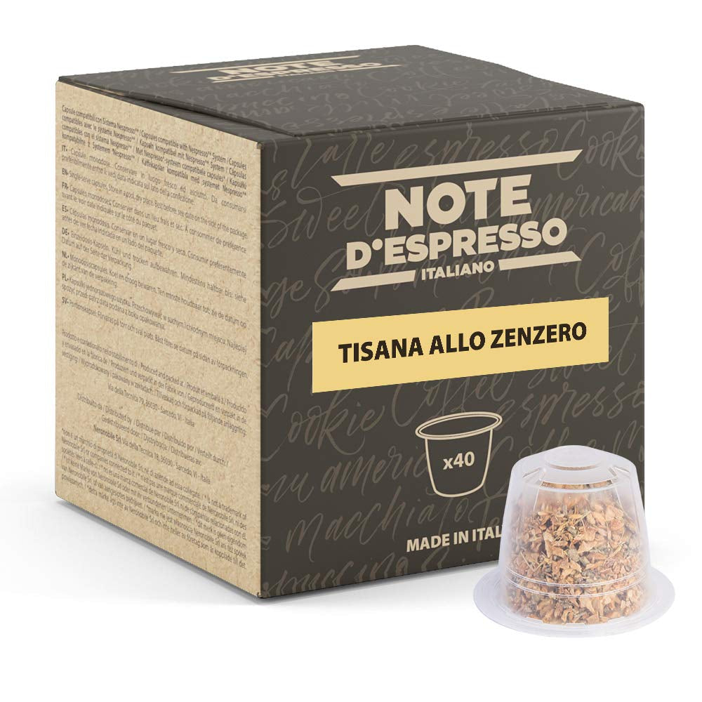 - Ingwer - Kapselmaschinen - ausschließlich kompatibel mit NESPRESSO - 40 caps