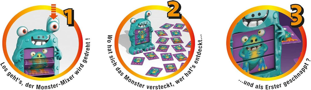 Schmidt Spiele 40557 Monster Hunters, Joc de acțiune, Colorat