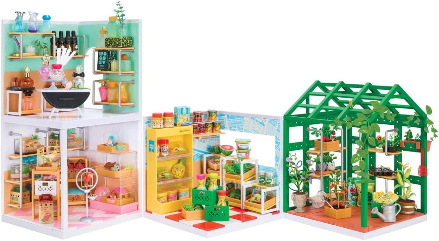 MGA's Miniverse Make It Mini Spaces Greenhouse – BAU-Set, Individuell Gestalten, Bastelei, Für Sammler & Kinder ab 8 Jahren