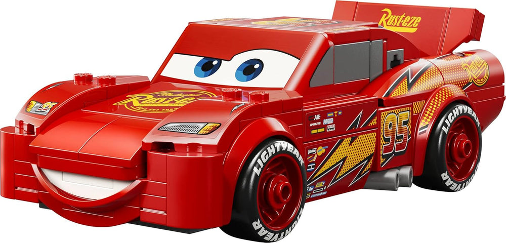 LEGO Speed Champions | Lightning McQueen - Spielzeug zu Cars von Disney Pixar - DIY Deko für Kinderzimmer - Auto Spielset - Kreatives Geschenk für Mädchen, Jungen und Autofans ab 9 Jahren - 77255
