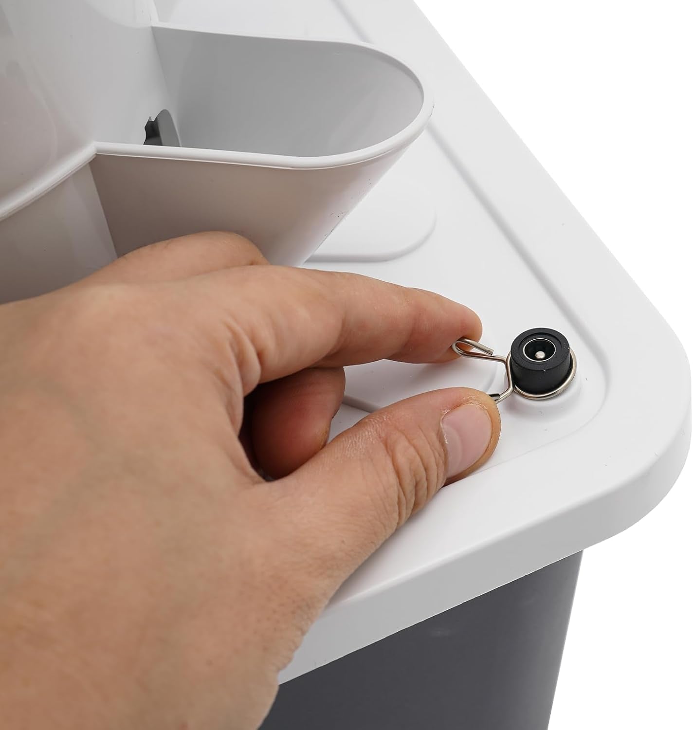Turn hidroponic cu 30 de capsule, sistem de creștere hidroponică pentru grădină, kit de creștere verticală hidroponică cu 6 niveluri, turn aeroponic cu pompă de hidratare, adaptor și pat de însămânțare (gri)