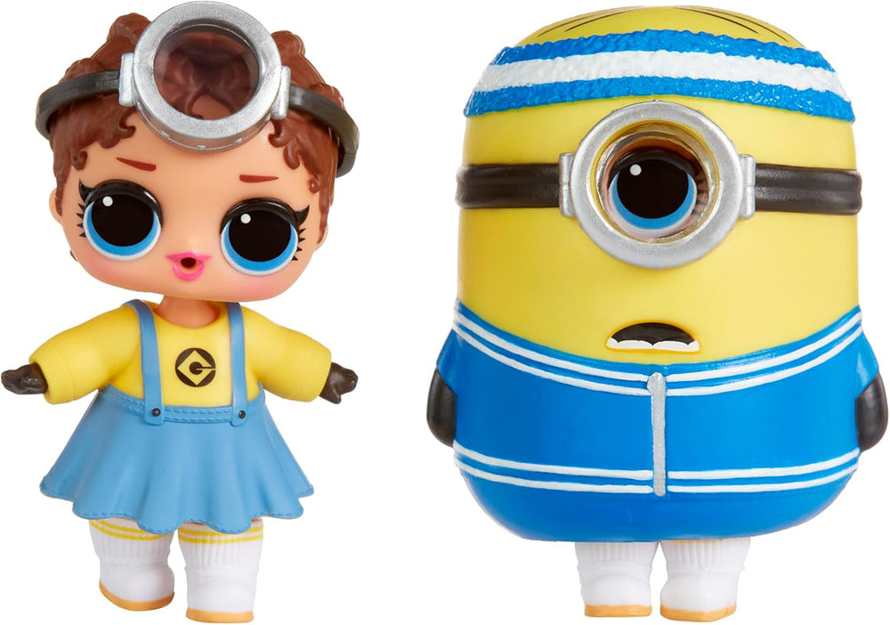 LOL Surprise! Loves Minions Tots - Include 1 păpușă cu ținută și accesorii, minge inspirată de Minions, ambalaj ascuns, 6 păpuși de colecție