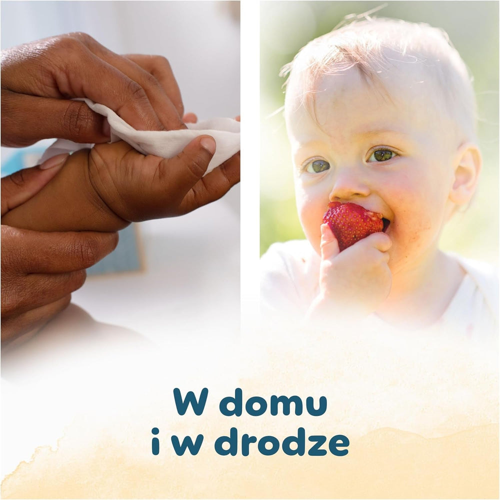 Șervețele umede Pampers Harmony Protect & Care, 18 pachete a câte 44 de șervețele fiecare = 792 de șervețele care ajută la restabilirea echilibrului natural al pH-ului pielii
