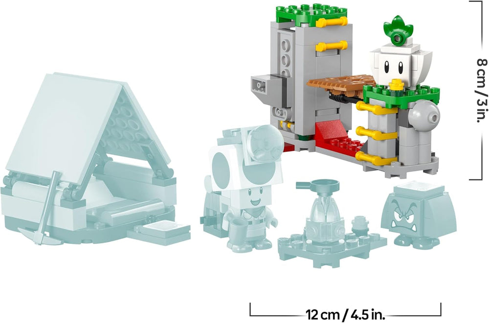 LEGO Super Mario Captain Toad-Camp- Interaktives Spielzeug mit 3 Figuren - Gumba, Zelt & einstürzender Brücke - Kinder Mitbringsel - Spielset - Gamer Geschenk für Jungen & Mädchen ab 6 Jahren - 72040