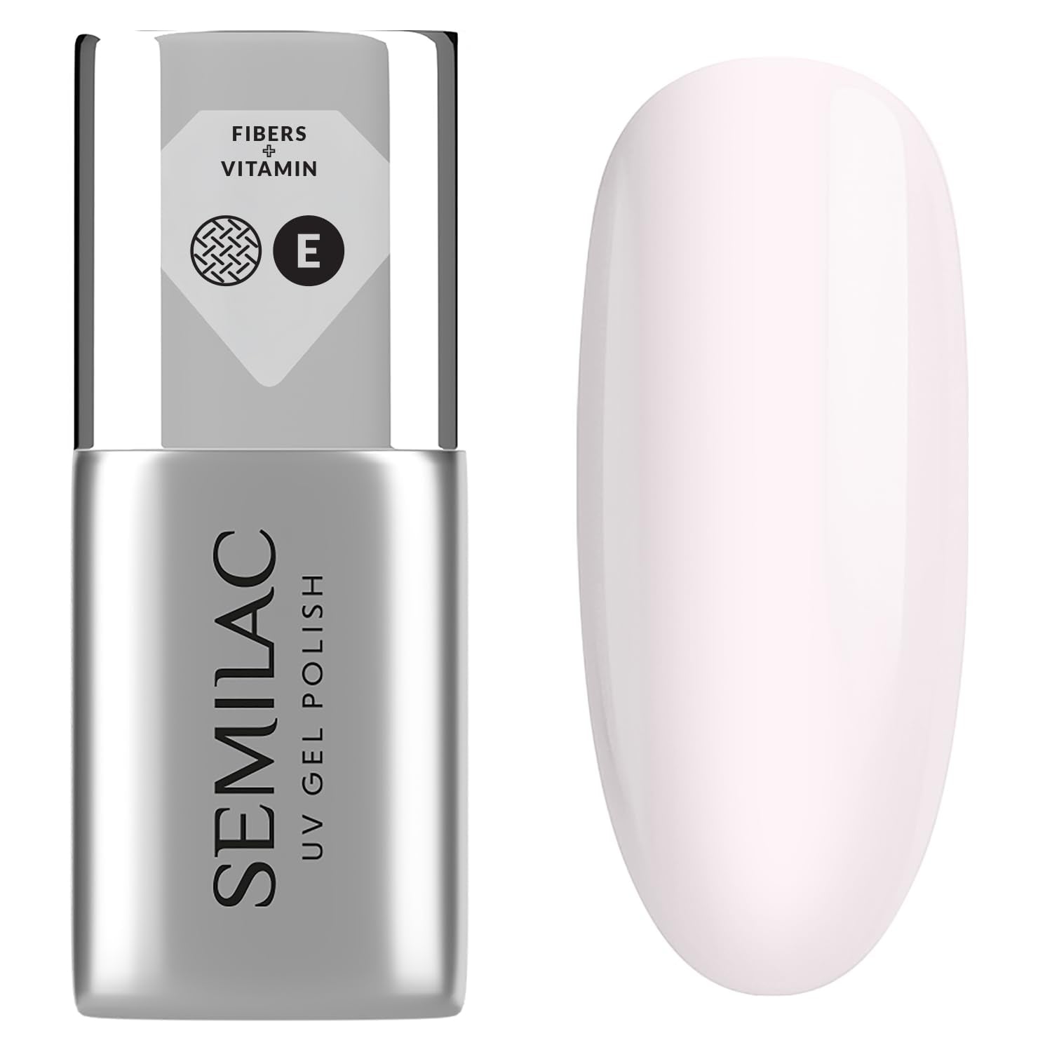Bază de ojă UV Semilac Pure&Clean 7 ml – Bază hibridă autonivelantă pentru unghii sensibile