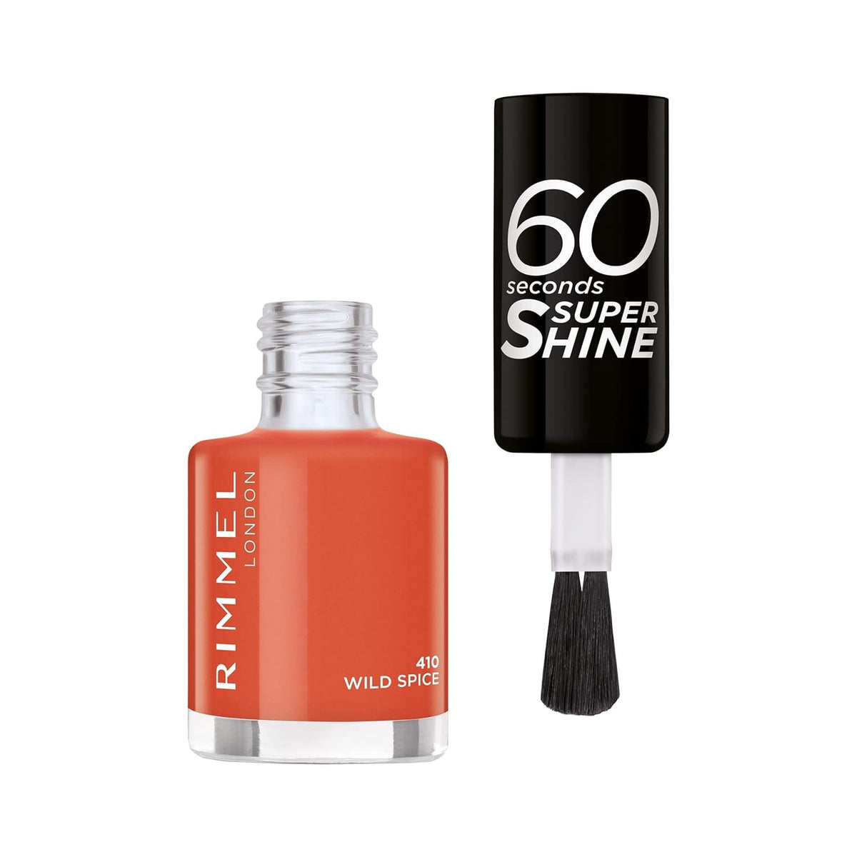 Oja Rimmel 60 Seconds Super Shine, 410 Wild Spice, 8 ml