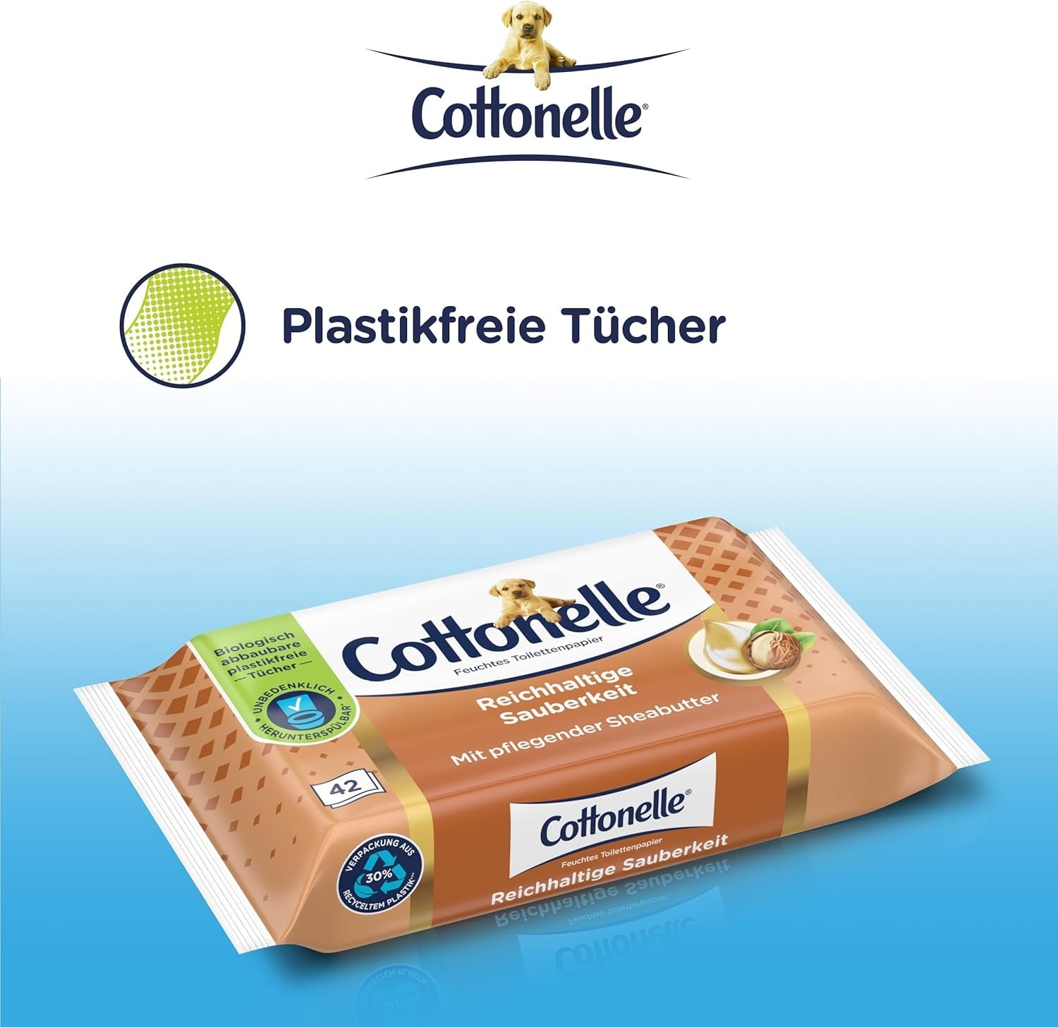 Șervețele umede, My Spa Experience - Cashmere And Shea Butter, biodegradabilă, fără plastic, reînchizibilă, pachet valoric, 12 X 42 șervețele umede
