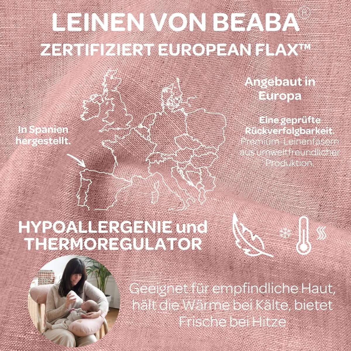 BÉABA, Big Flopsy, pernă multifuncțională pentru alăptat Accesorii Hrana si Alaptare Bebe Naty Shop
