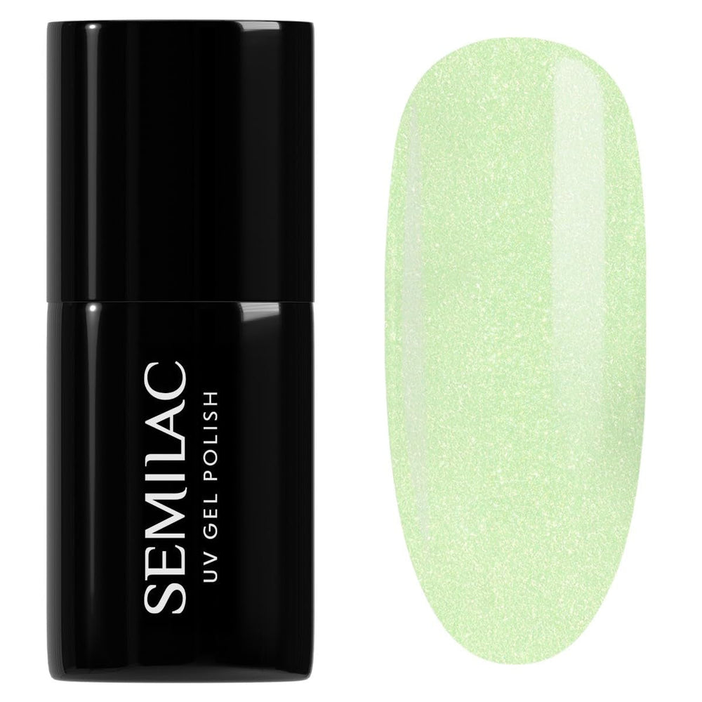 Oja UV Semilac Hybrid 309 Pine Green 7ml Colecția Festive Wonder Colors